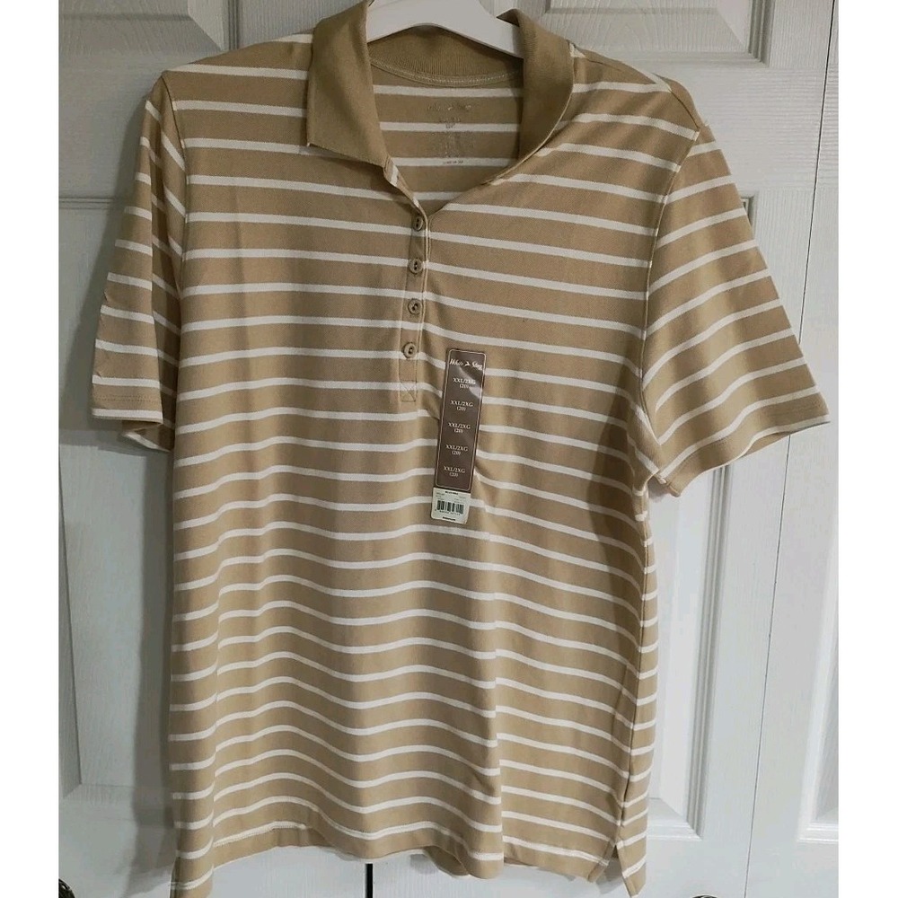 White Stag Polo Shirt Womens Polo Plus Size 20 / 2XL  New